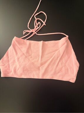 Luvalot Pink Halter Crop Top